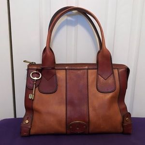Fossil Leather shoulder bag